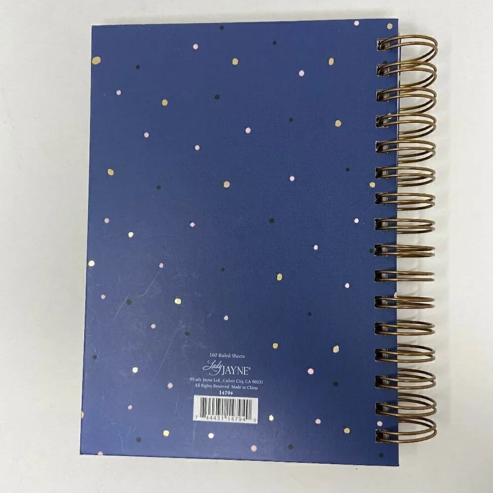 LADY JAYNE | Life is better with a Dog Spiral Bound Journal Blue